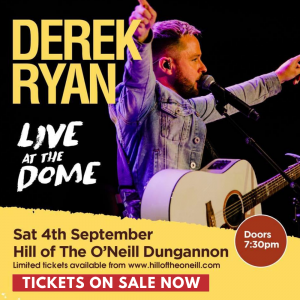 Derek’s debut at the Dome on Hill of O’Neill in Dungannon
