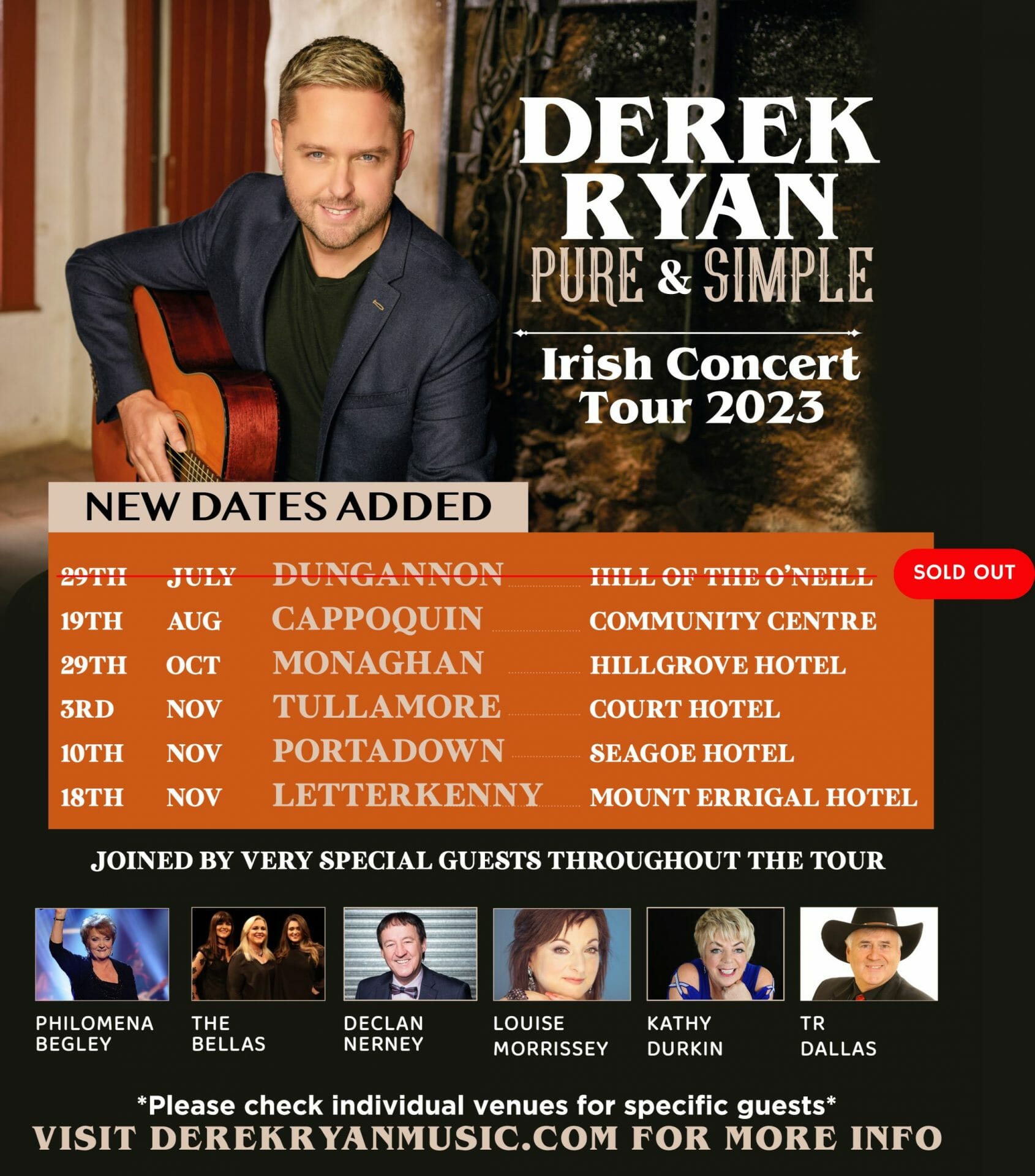 Derek Ryan - Irish Concert Tour extra dates 2023