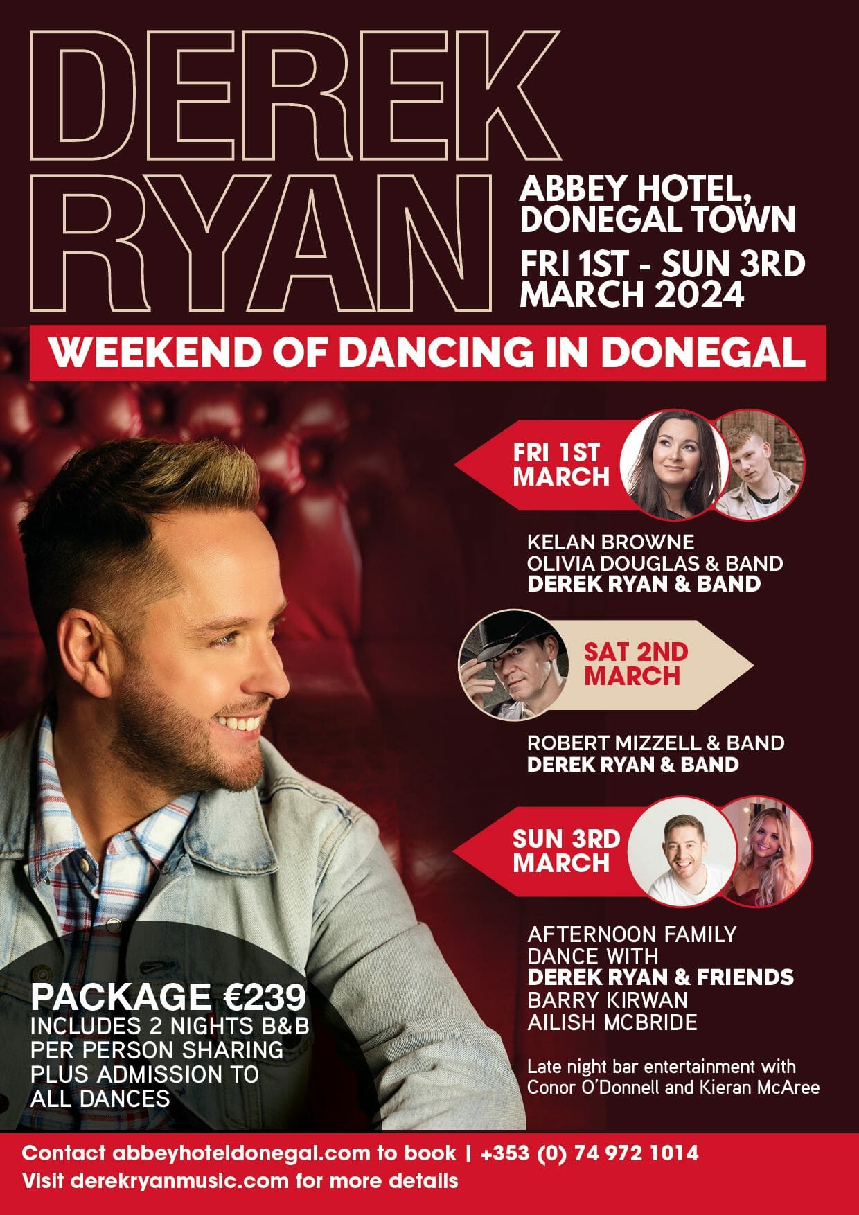 Derek Ryan Biography. Irish Country Music Super Star.